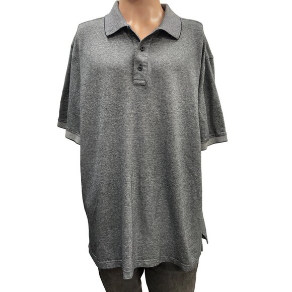 Nordstrom Men's Shop Classics Gray Polo Shirt Size XL - SKU 1225 - Picture 1 of 5